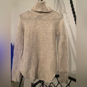 Abercrombie & Fitch Cream Cowl Neck Sweater